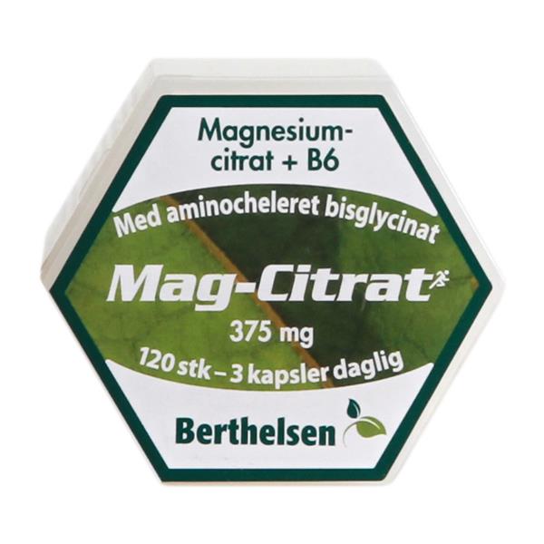 Mag-Citrat Berthelsen 120 kapsler